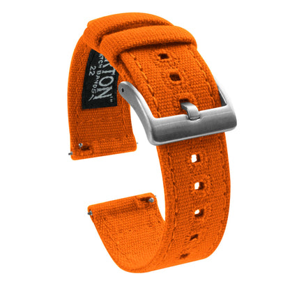 HOTBARTON Canvas Quick Release Watch Band Straps