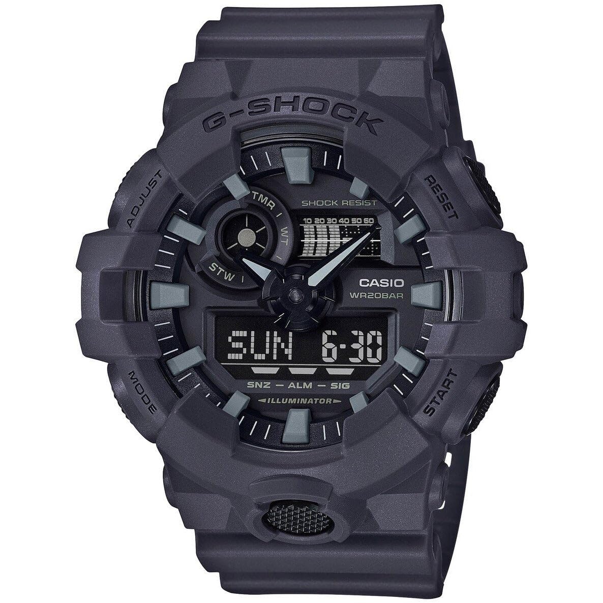 HOTCasio Men's 700UC Series G-Shock Quartz 200M WR Shock Resistant Resin Strap and Case