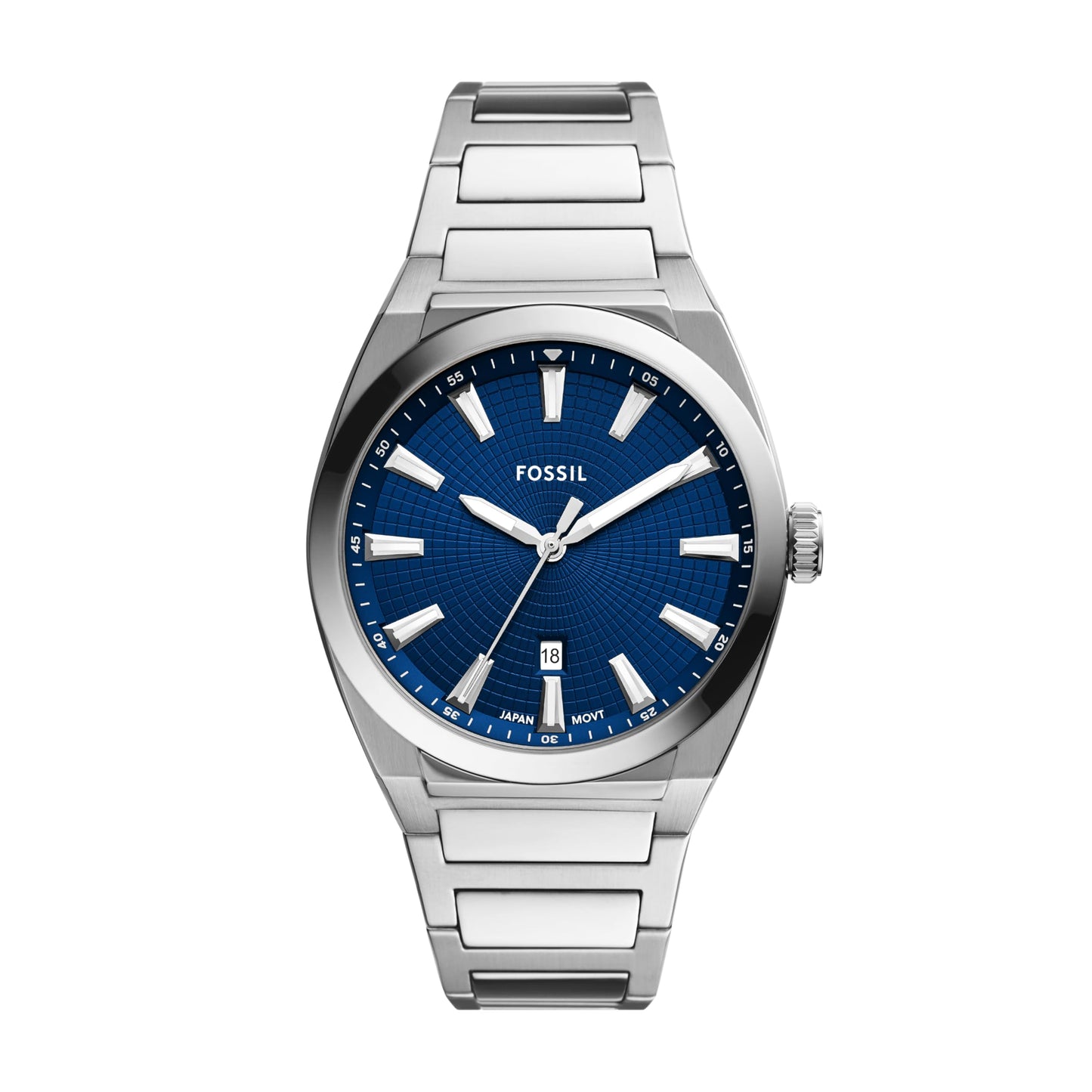 HOTFossil Men's Everett Quartz Stainless Steel Watch, Three-Hand Watch for Men
