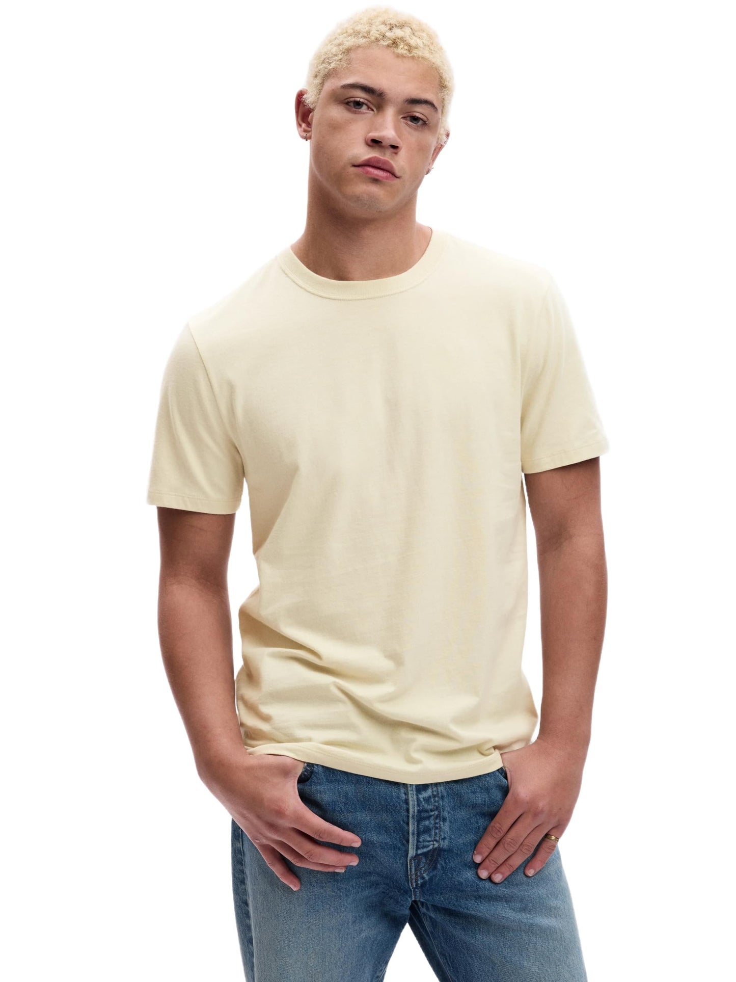 HOTGap Mens Everyday Soft Crewneck T-Shirt Tee