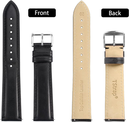 HOTTStrap Leather Watch Bands for Moonswatch - Watch Strap Compatible with Omega x Swatch Moonwatch - 20mm Quick Release Watch Band Replacement for Moonswatch Speedmaster