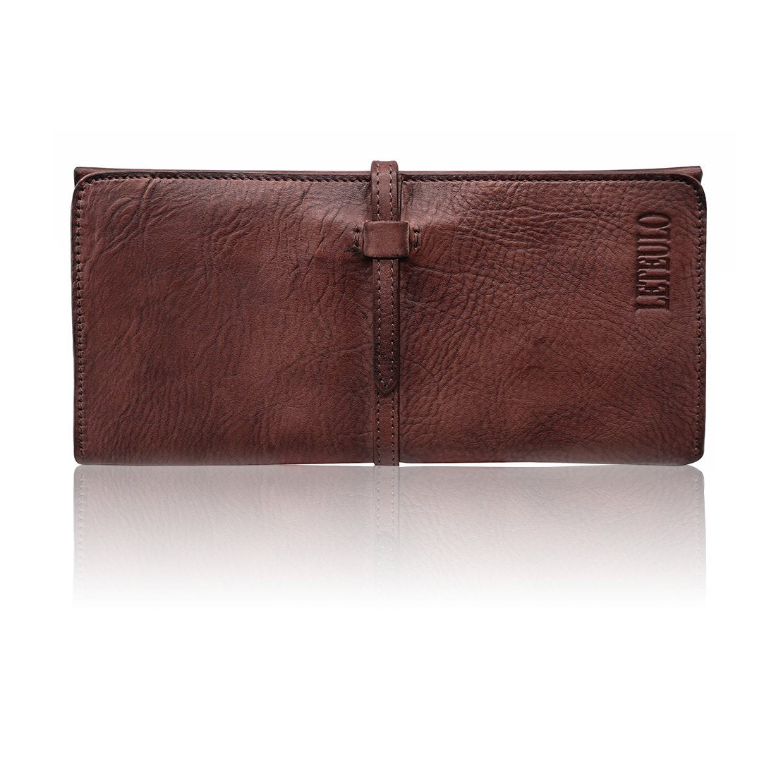 HOTWallets for Women Genuine Leather Card Organizer Dip Dye Coin Purse Ladies Ultrathin Wallets