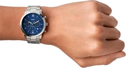 HOTFossil Men's Watch, Neutra Quartz Stainless Steel Chronograph Watch for Men