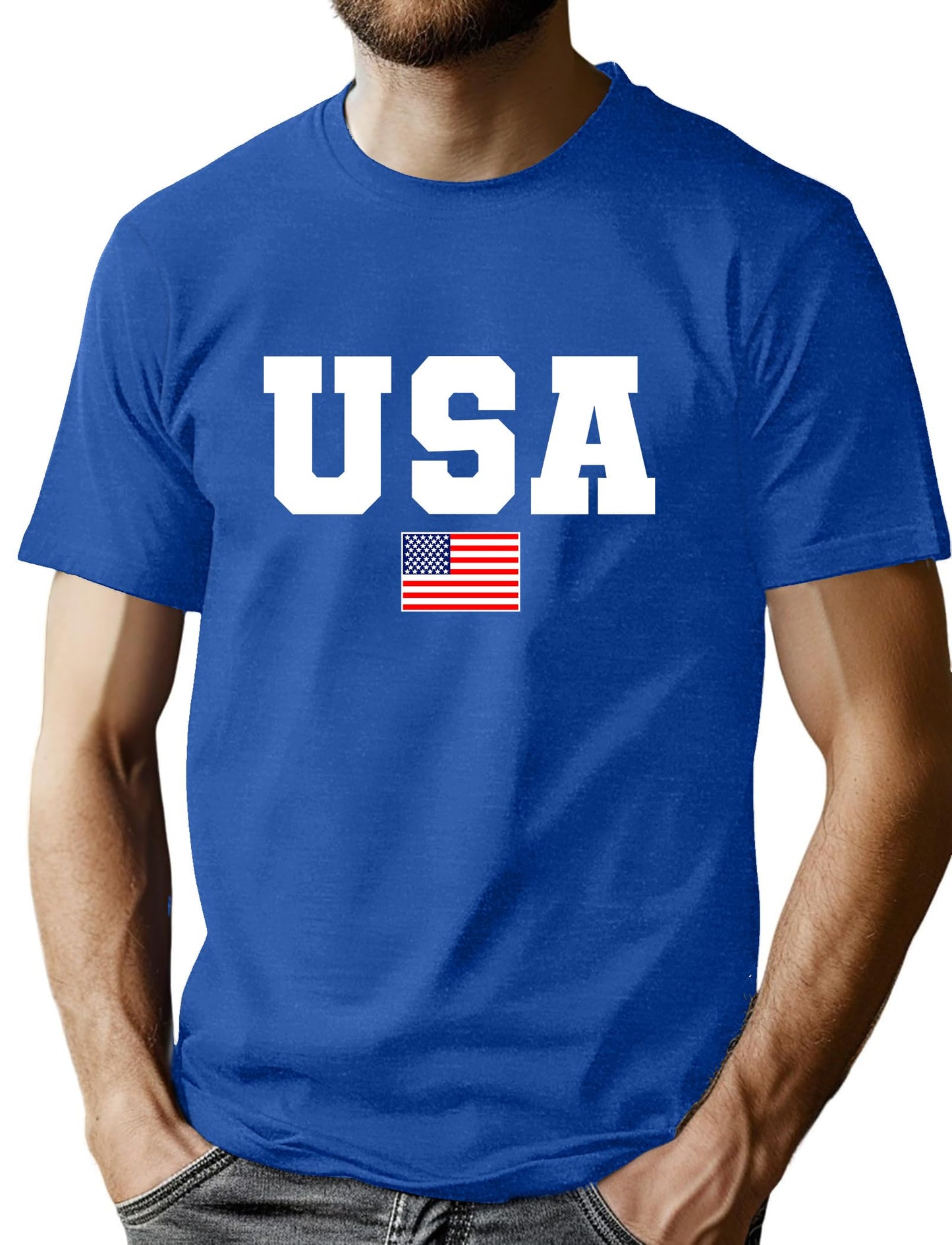 HOT250th Anniversary USA Shirts for Men American Flag T-Shirt 4th of July Shirt 250 Years Birthday Patriotic Tops