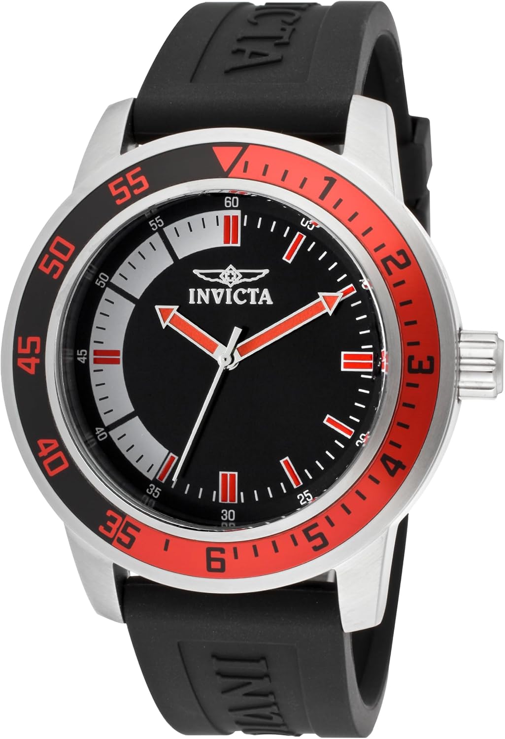 HOTInvicta Men's Specialty Silicone Quartz Watch