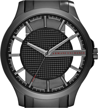 HOTA|X Armani Exchange Men's Watch, Three-Hand Stainless Steel Watch for Men