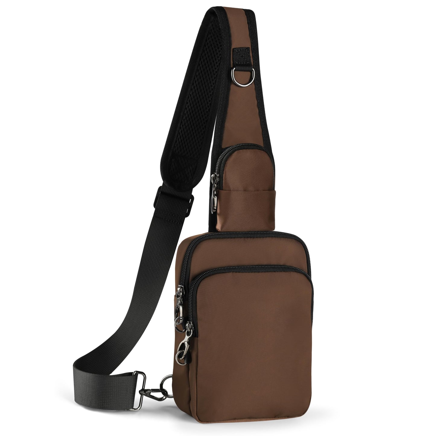 HOTVADOO Sling Bag, Crossbody Bag with Zipper Lock, RFID Blocking & Water Resistant for Men and Women