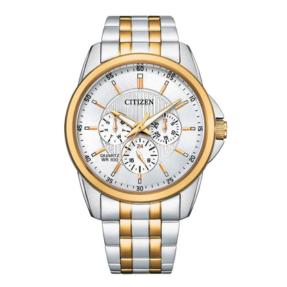 HOTCitizen Quartz Mens Watch, Stainless Steel, Classic