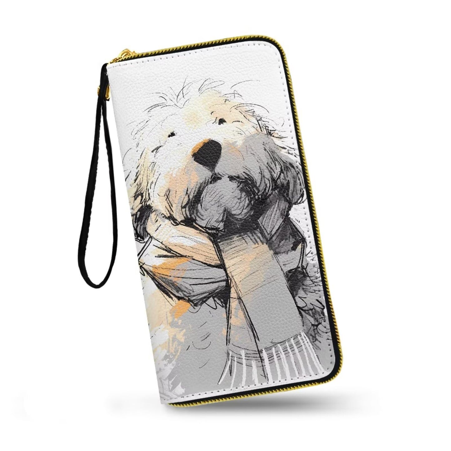 HOTColorful Tie-Dye Large Capacity Wristlet Wallet for Women Gradient Spiral Long Zipper Purse Abstract Aesthetics Travel Wallet Clutch Bag Handbag with Coin Pocket