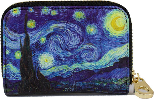 HOTRFID Secure Armored Zipper Wallet (Starry Night)