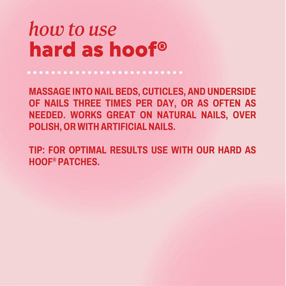 HOTOnyx Professional Hard as Hoof Nail Strengthening Cream, Island Coconut Scent - Nail Growth and Conditioning Cuticle Cream Stops Splits, Chips, Cracks & Strengthens Nails, 1 oz