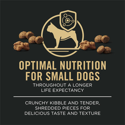 HOTPurina Pro Plan Small Breed Dog Food With Probiotics for Dogs, Shredded Blend Chicken & Rice Formula - 6 lb. Bag