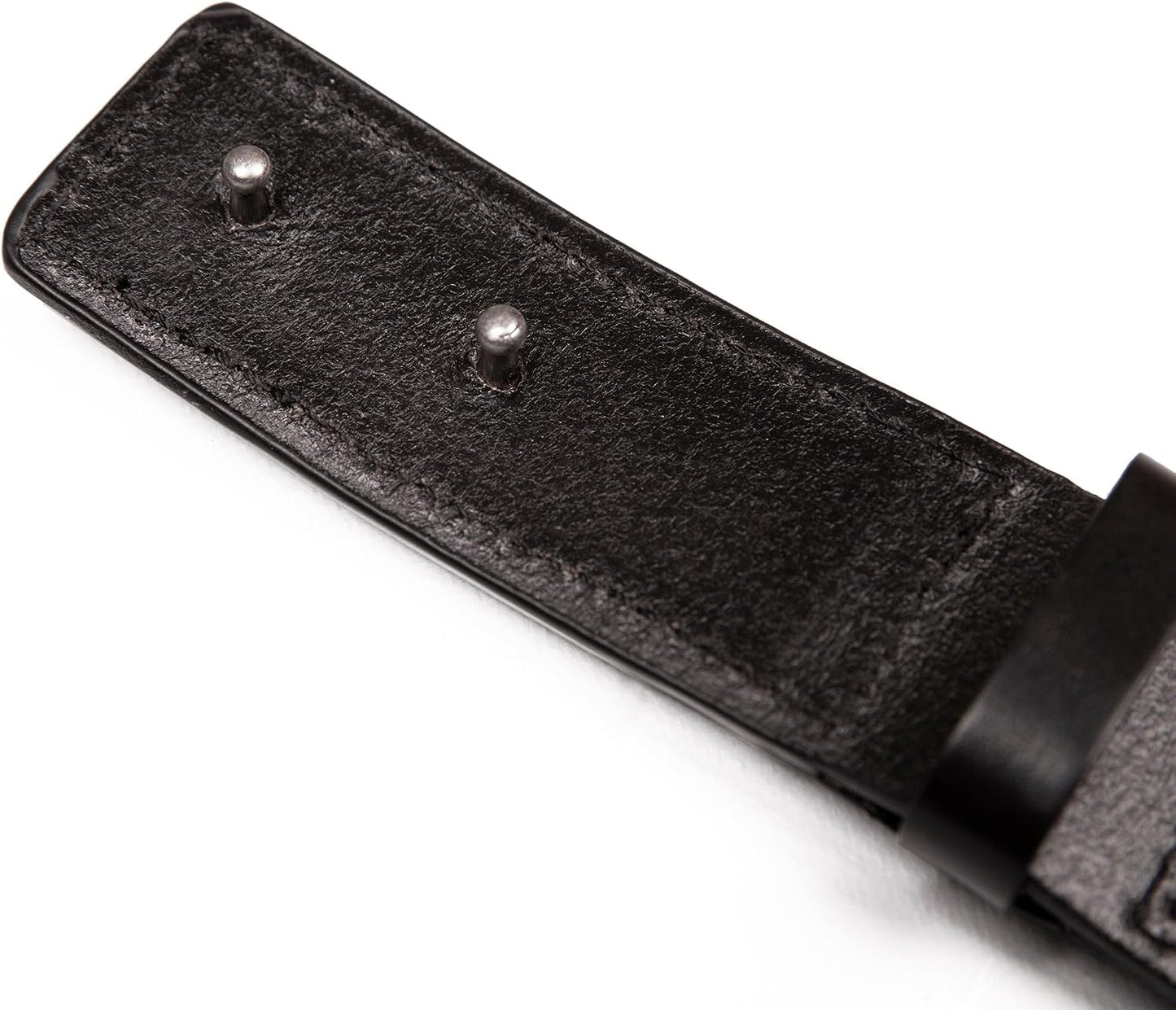 HOTWolverine Men's Full Grain Leather Belt | Heavy Duty | Utility | Tactical | Rugged | Durable | Metal Buckle
