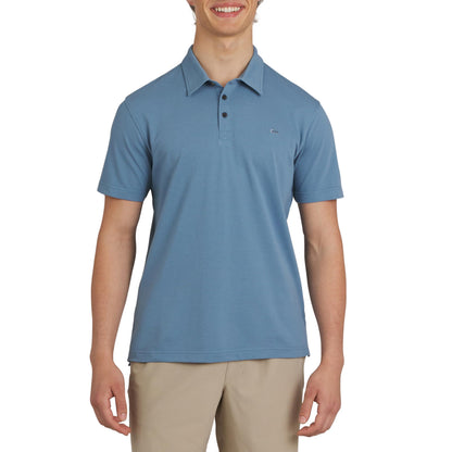 HOTQuiksilver Men's Regular Fit Premium Soft Short Sleeve Oxford Polo Shirt