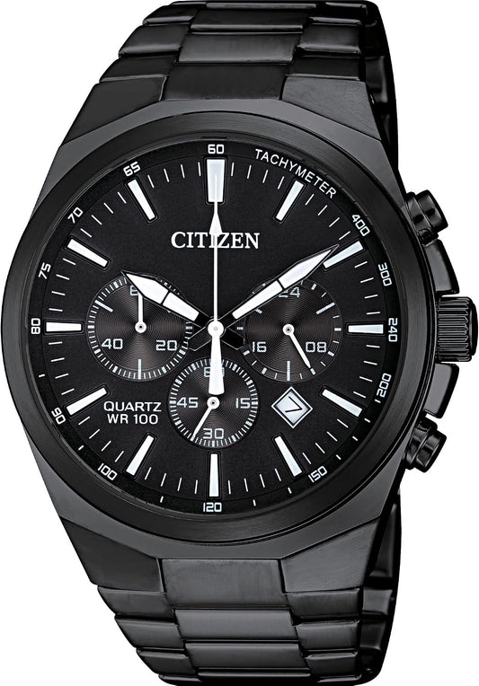 HOTCitizen Quartz Mens Watch, Stainless Steel, Classic