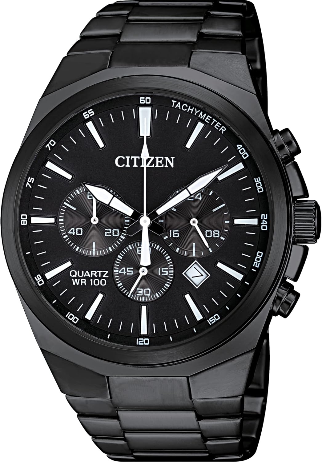 HOTCitizen Quartz Mens Watch, Stainless Steel, Classic