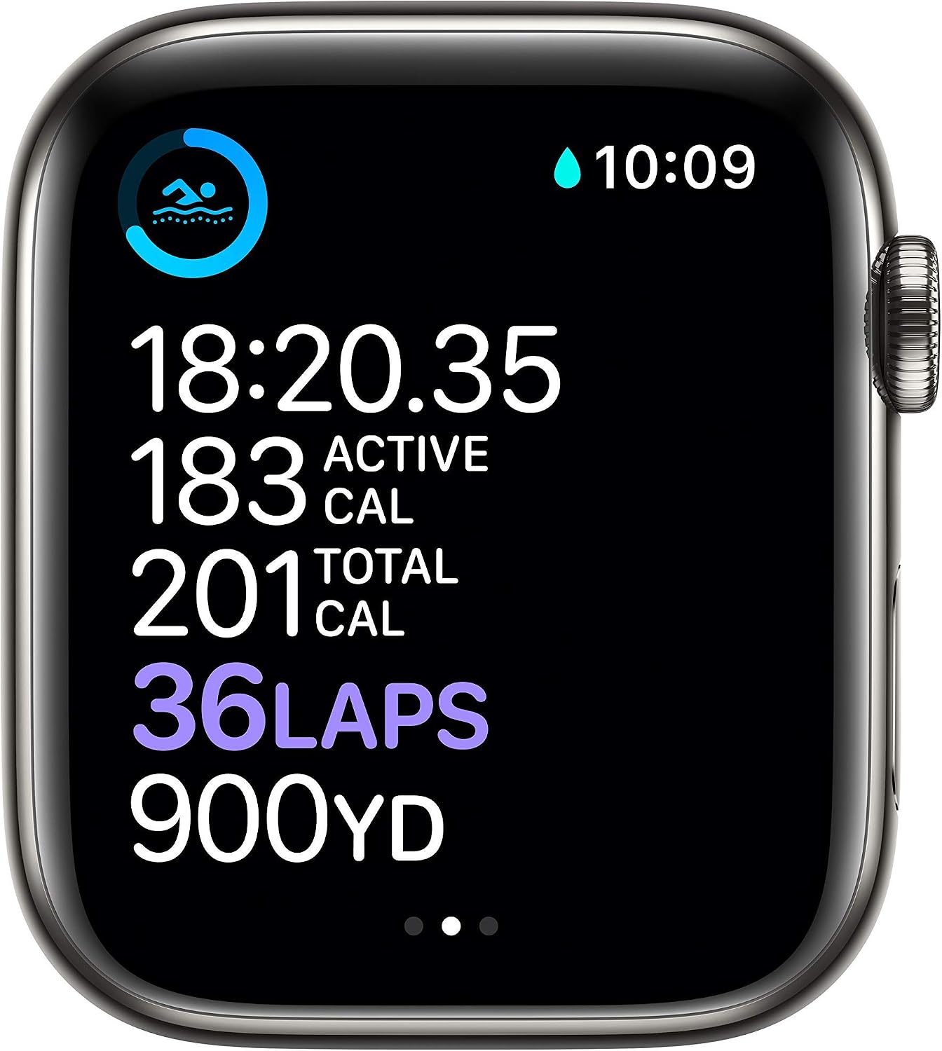 HOTApple Watch Series 6 (GPS + Cellular, 44mm) - Graphite Stainless Steel Case with Black Sport Band (Renewed)