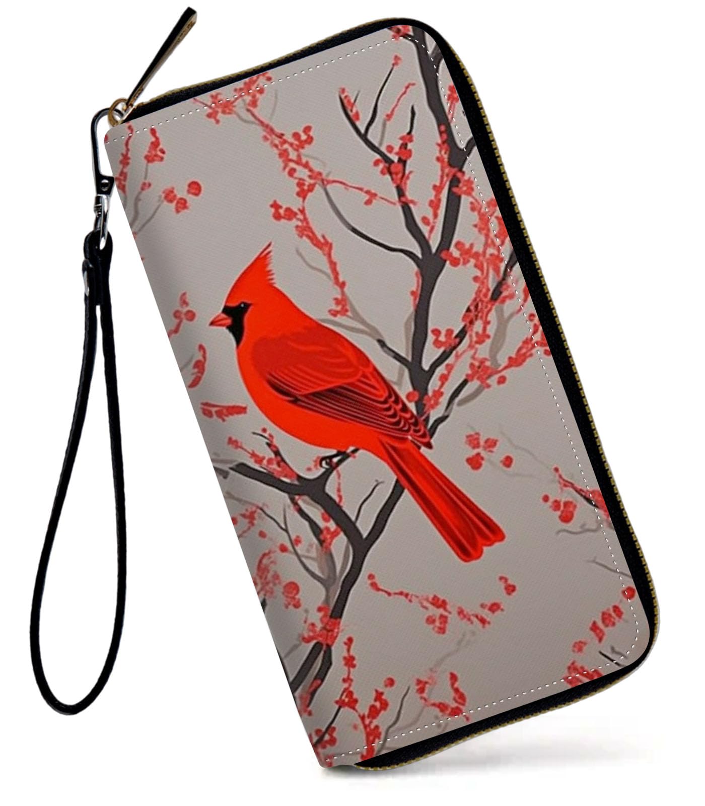 HOTWomens Wallet, Large Capacity RFID Blocking PU Leather Wristlet Wallets for Women Ladies Men Credit Card Holder Zipper Wallet Phone Holder Clutch Travel Purse, Art Moon Starry Night