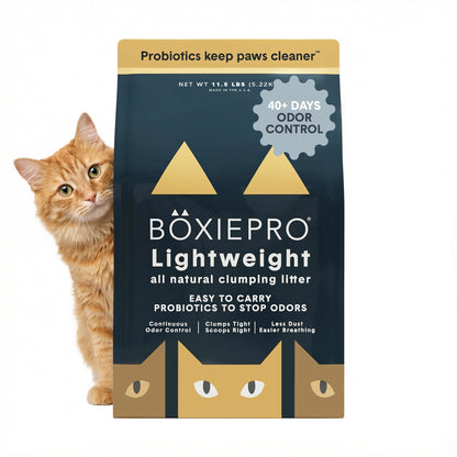 HOTBoxiePro Bot Probiotic Cat Litter Automatic Box 40+ Day Odor Control 16 lb