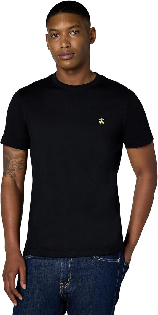 HOTBrooks Brothers Men's Short Sleeve Cotton Crewneck Logo T-Shirt