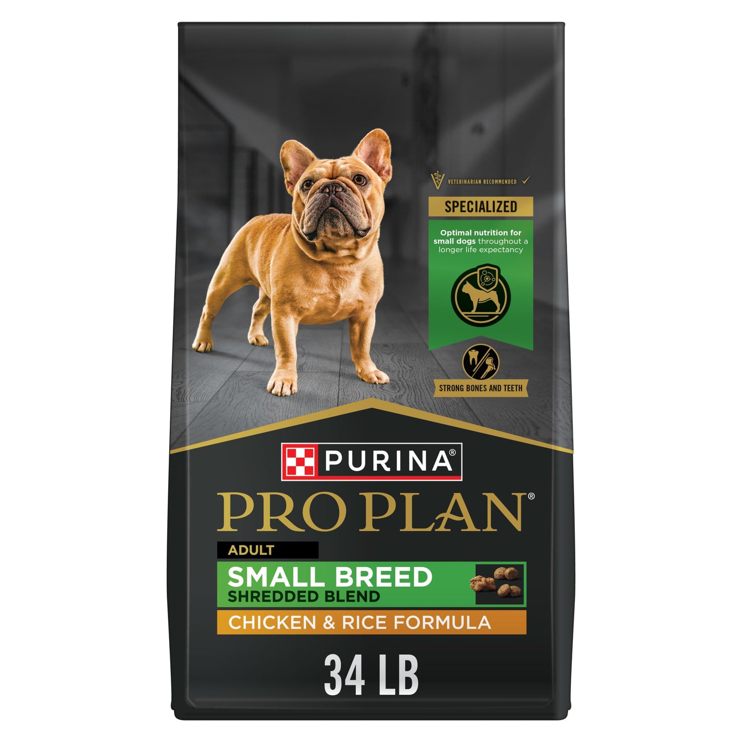 HOTPurina Pro Plan Small Breed Dog Food With Probiotics for Dogs, Shredded Blend Chicken & Rice Formula - 6 lb. Bag