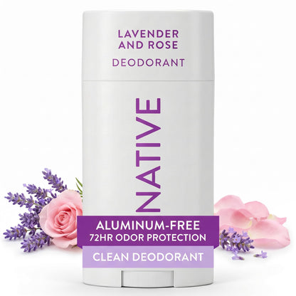 HOTNative Deodorant Contains Naturally Derived Ingredients, 72 Hour Odor Control, Deodorant for Women and Men, Aluminum Free, Coconut & Vanilla 2.65oz
