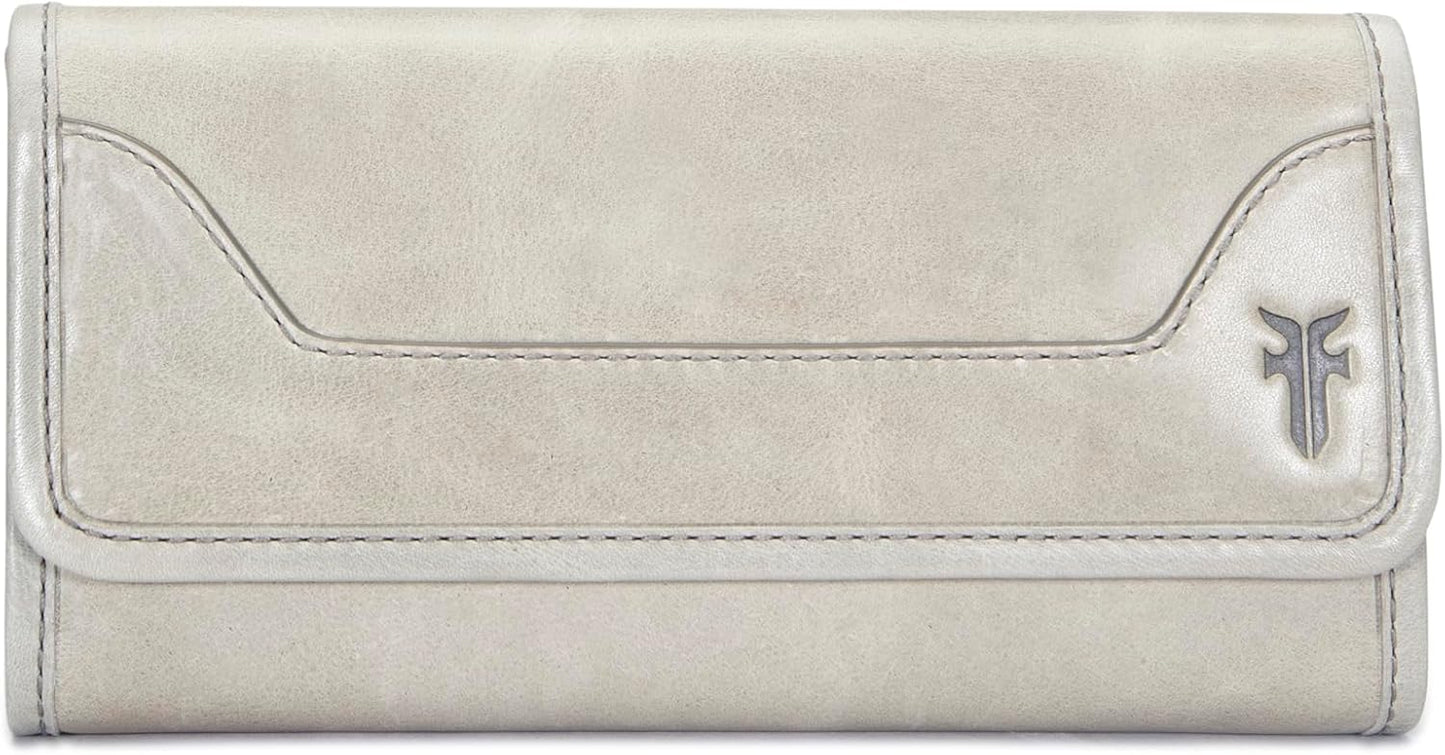 HOTFrye Melissa Wallet Cognac Antique Pull Up One Size