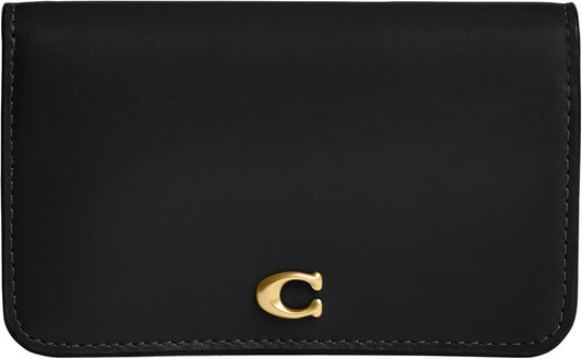 HOTCoach Womens Essential Slim Card Case Black One Size One Size