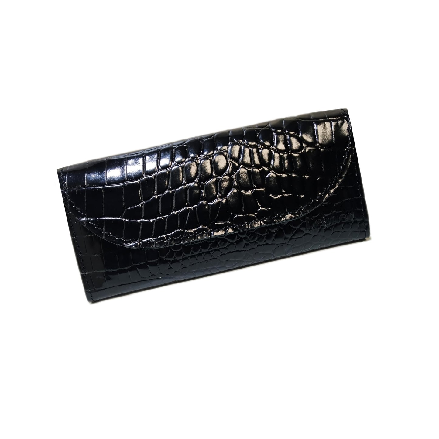 HOTINGVARR Leather Long Wallet for Women, Handmade wallet, Leather Purse, Gift for her (Black)