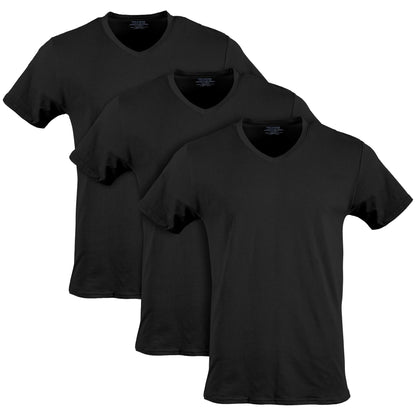 HOTGildan Men's Cotton Stretch T-Shirts, Multipack