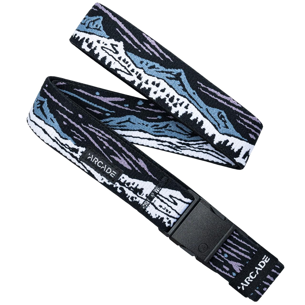 HOTArcade Belts A2 Slim Adventure Belt: Heavy Duty Stretch, Metal Free Buckle