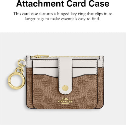 HOTCOACH Crossgrain Leather Attachment Card Case