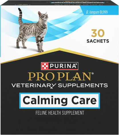 HOTPro Plan Veterinary Diets Calming Care Cat Supplements Probiotic Powder for Behavioral Support, 30-Count Box