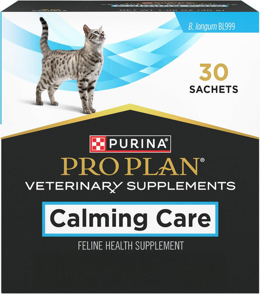 HOTPro Plan Veterinary Diets Calming Care Cat Supplements Probiotic Powder for Behavioral Support, 30-Count Box