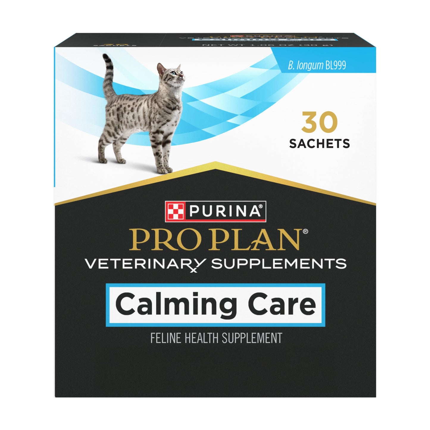 HOTPro Plan Veterinary Diets Calming Care Cat Supplements Probiotic Powder for Behavioral Support, 30-Count Box