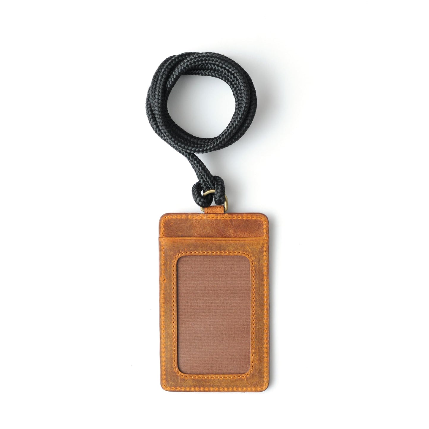 HOTHandmade Leather Card Holder Wallet, Leather Minimalist Wallet with ID Card Holder, Slim Bifold ID Wallet