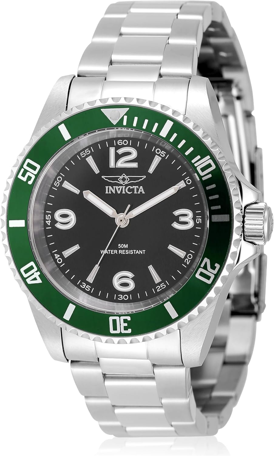 HOTInvicta Specialty Men 40mm Stainless Steel Steel Black dial PC21J Quartz