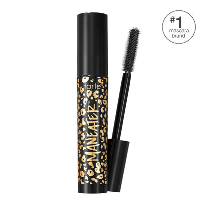 HOTtarte maneater mascara – Extreme Curl, Instant Volume & Length, 16HR Ultra-Creamy Longwear Eye Makeup