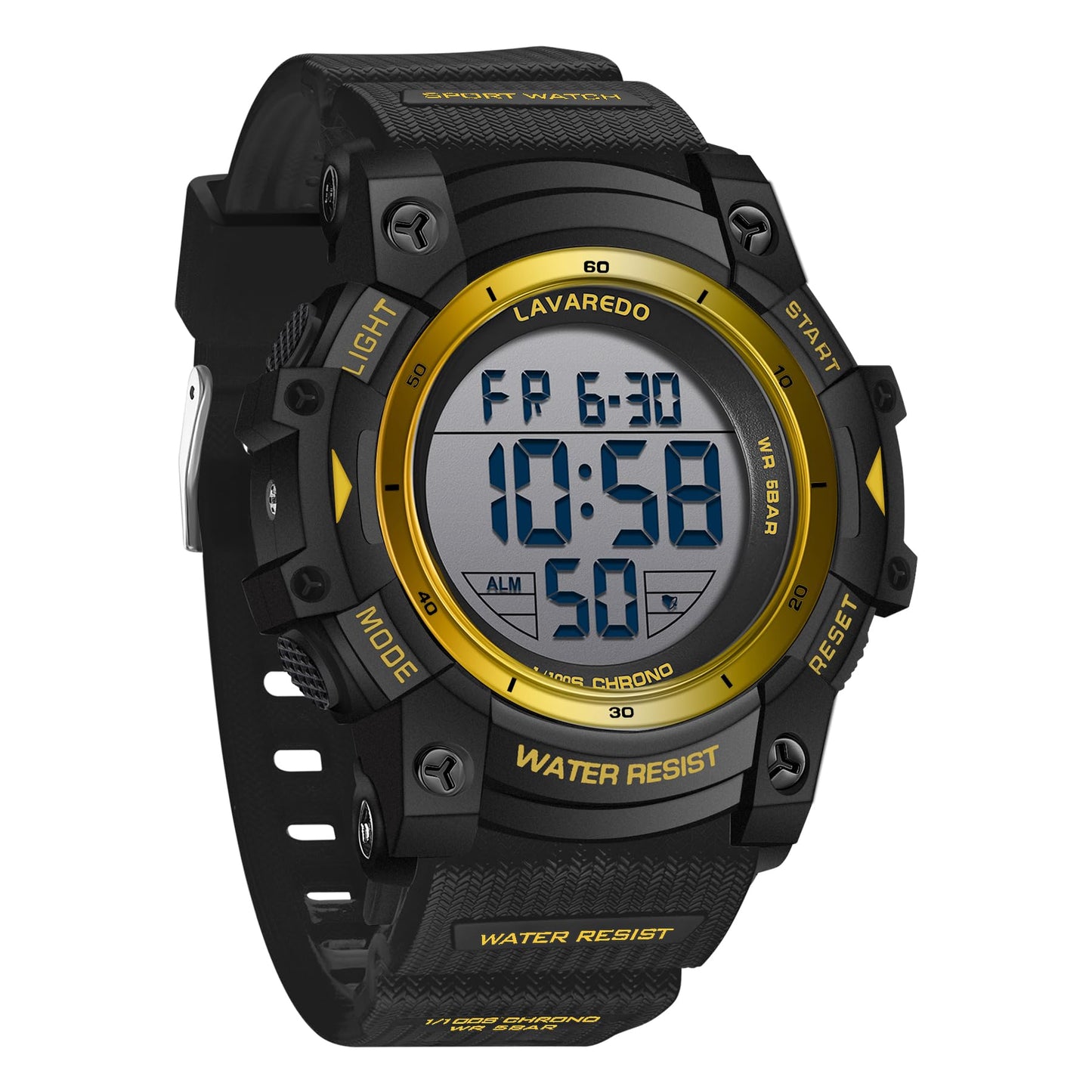 HOTMen's Digital Watch Sports Outdoor Waterproof Watches for Men with LED Backlight Alarm Stopwatch Mens Watches Digital Chronograph Military Date