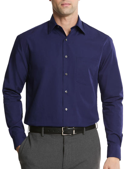 HOTVan Heusen Mens Dress Shirt Regular Fit Poplin Solid