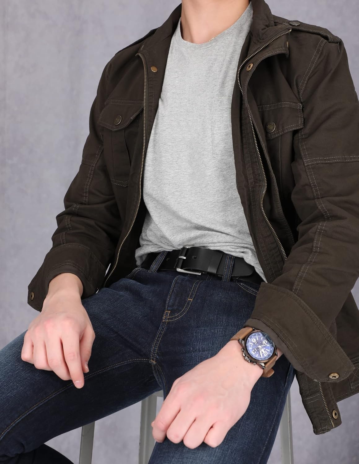 HOTTimberland Men's Casual Classic Everyday Leather Belt