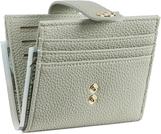HOTBOSTANTEN Leather Wallets for Women RFID Blocking Slim Card Holder