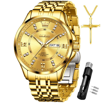 HOTOLEVS Men Leather Watches Black Ultra Thin 6.5mm Minimalist Dress Fashion Simple Casual Waterproof Date Watch for Men