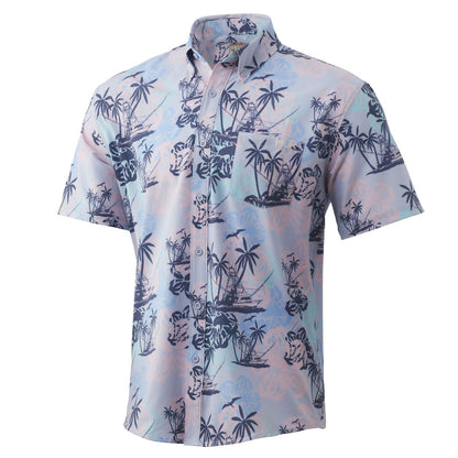 HOTHUK Mens Kona Short Sleeve Shirt | Performance Button Down