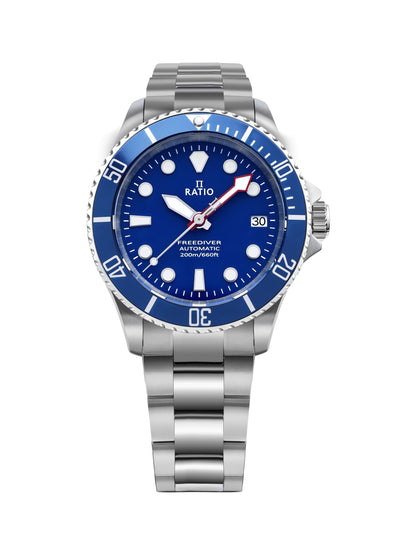 HOTRATIO FreeDiver Sapphire Crystal Diver Watch Japanese Automatic Movement Dive Watch 200m Water Resistant Diving Watch