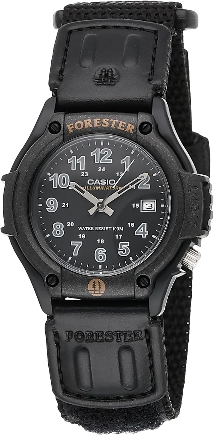 HOTCasio FT500WC Series | Men's Analog Watch | 100 Meter Water Resistance | LED Light | Date Display | Leather/Cloth Band | Regular Time Keeping (HR, Min, SEC, PM, Date, Day) | 3 Year Battery