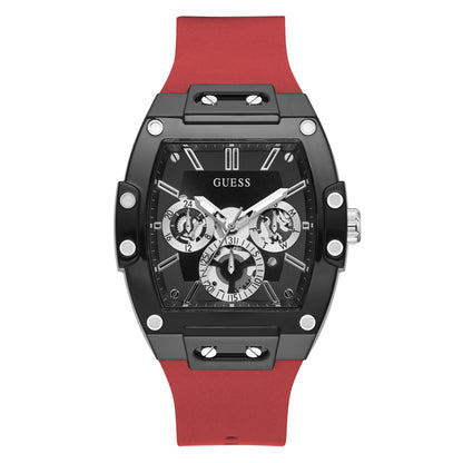 HOTGuess Men's GW0G Series| Analog Trend Watch| Polycarbonate Case| Silicone Bracelet | 50M Water Resistance