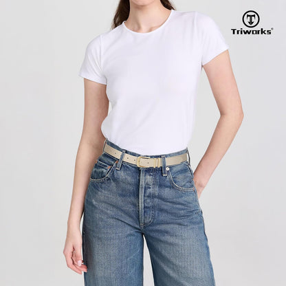 HOTTRIWORKS 3 Pack Women Belts For Jeans Pants Dresses Ladies Leather Waist Belts