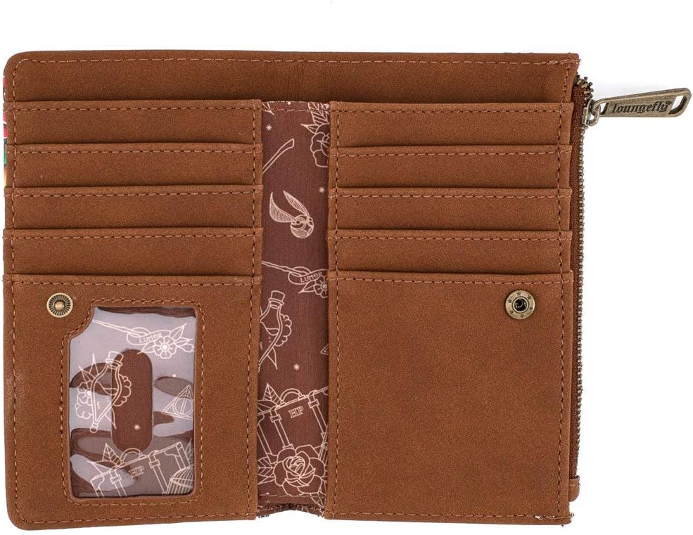 HOTLoungefly Harry Potter Tattoo Print Faux Leather Bi-fold Wallet | Tattoo Print
