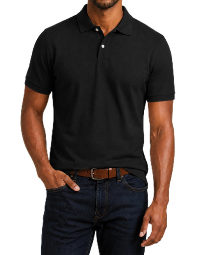 HOTGap Men's Stretch Pique Polo Shirt